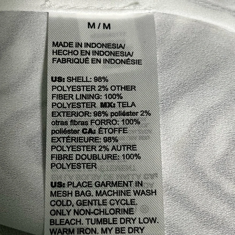 White House Black Market Zebra print gold accents Flounce Blouse - Picture 7 of 7